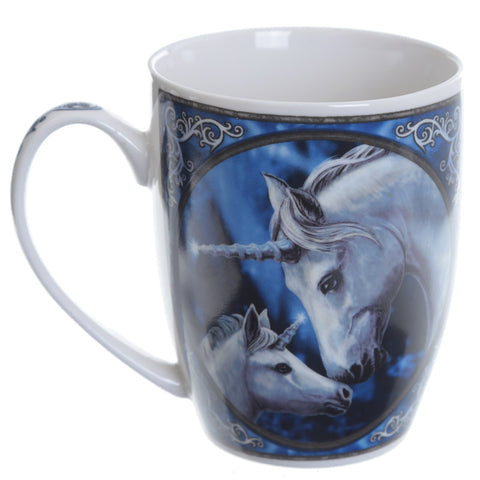 Unicorn Sacred Love Porcelain Mug - Lisa Parker Licensed Design side view