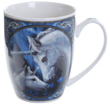 Unicorn Sacred Love Porcelain Mug - Lisa Parker Licensed Design side view