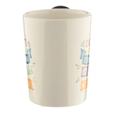 TV Remote Control Shaped Handle Ceramic Mug end view