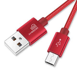 Micro USB Cable - Sync and Charge Cable - 2.1A Fast Charge - FREE 1st Class Post