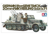 German 8-Ton Semi-Track 20mm Flakvierling Sd.Kfz. 7/1