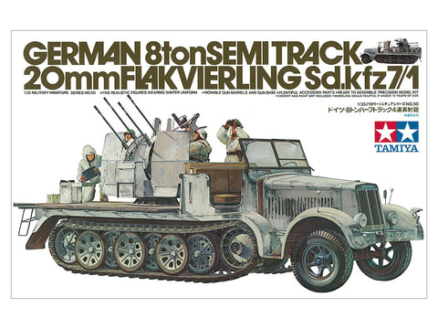 German 8-Ton Semi-Track 20mm Flakvierling Sd.Kfz. 7/1