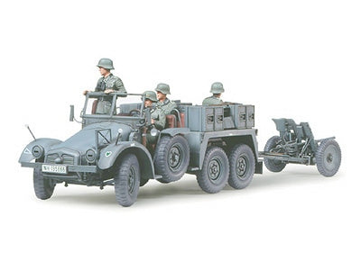 Krupp Protze 1 Ton (6x4) Kfz.69 Towing Truck with 3.7cm Pak