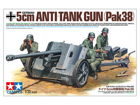 Scale German 5 cm Anti-Tank Gun (Pak38)
