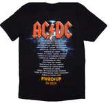 AC/DC PWRD-UP in Rock We Trust Black T-Shirt