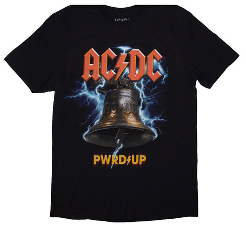 AC/DC PWRD-UP in Rock We Trust Black T-Shirt