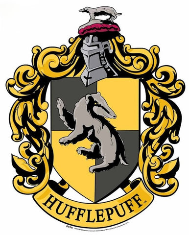 Hufflepuff wall mounted cardboard cut-out