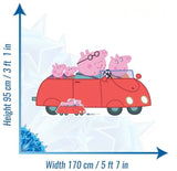 Peppa Pig Family Car cardboard cut-out