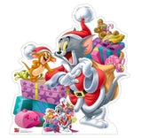 Tom and Jerry surrounded by Christmas presents