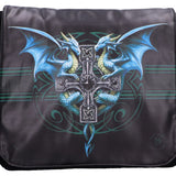 Gothic Fantasy Dragon Duo Messenger Bag
