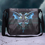 Gothic Fantasy Dragon Duo Messenger Bag
