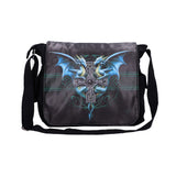 Gothic Fantasy Dragon Duo Messenger Bag