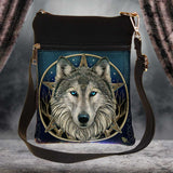 Small The Wild One Fantasy Wolf Shoulder Bag