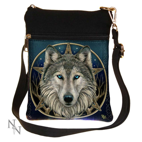 Small The Wild One Fantasy Wolf Shoulder Bag