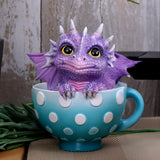 Cutieling Figurine Cute Dragon in a Teacup Ornament