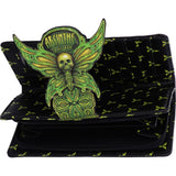 Absinthe La Fee Verte Green Fairy Embossed Purse