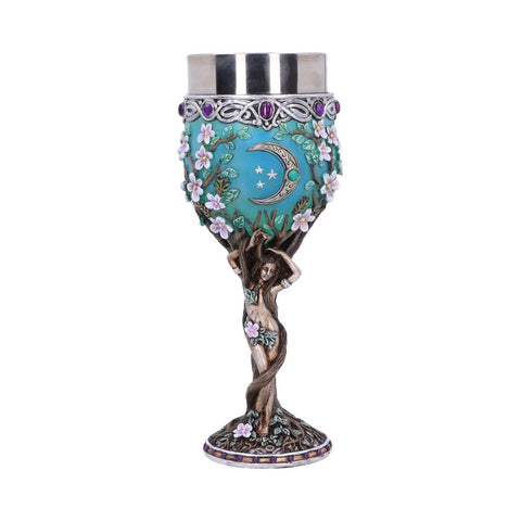 Triple Moon Goddess Maiden Goblet