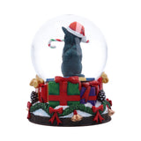 Krampuss Cat Snow Globe