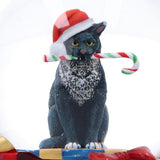 Krampuss Cat Snow Globe