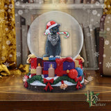 Krampuss Cat Snow Globe