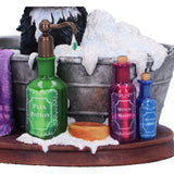 Black Cat Bath Time Figurine