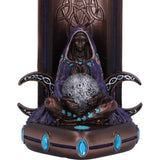 Triple Moon Goddess Bronze Incense Burner