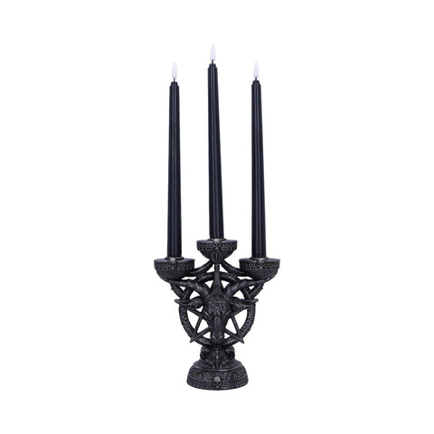 Baphomet's Radiance Candelabra with LED Candles