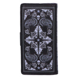 Skull Embrace Embossed Purse