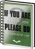 Batman Riddler Design Notebook