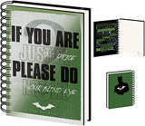 Batman Riddler Design Notebook