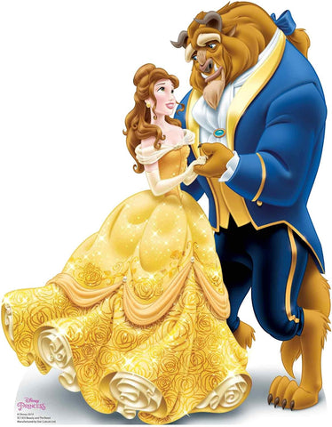 Beauty and the Beast cardboard cut-out