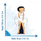 Betty Boop cardboard cut-out