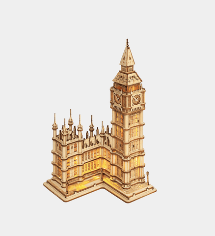 Big Ben With Lights 3D Wooden Puzzle