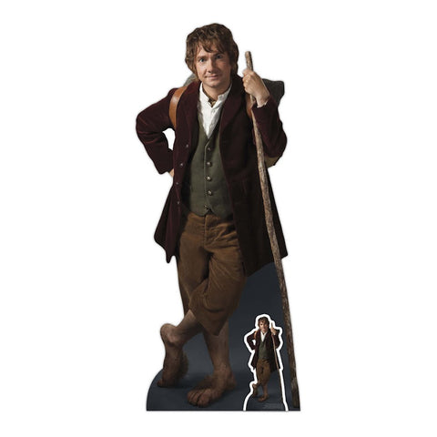 Bilbo Baggins cardboard cut-out