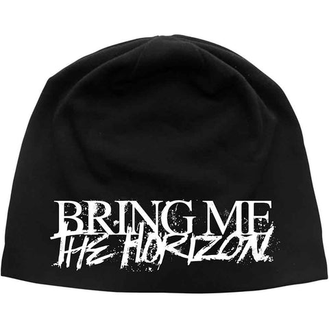 Bring Me The Horizon Beanie Hat: Horror Logo (Black)