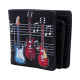 Electric Guitars Embossed Music Wallet