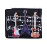 Electric Guitars Embossed Music Wallet