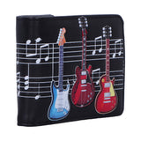 Electric Guitars Embossed Music Wallet