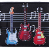 Electric Guitars Embossed Music Wallet