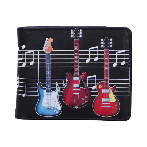 Electric Guitars Embossed Music Wallet
