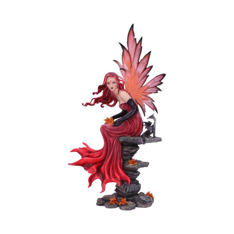 Carreen Autumn Fairy with Dragon Figurine