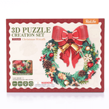 Christmas Wreath 3D Wooden Puzzle