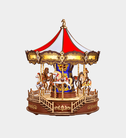 Classic Carousel 3D Wooden Puzzle