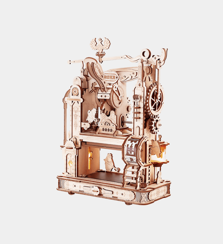 Classic Printing Press 3D Wooden Puzzle