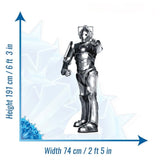 Doctor Who Cyberman cardboard cut-out