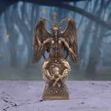 Baphomet Bronzed Occult Sabatic Goat Figurine