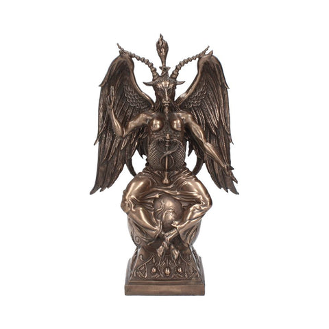 Baphomet Bronzed Occult Sabatic Goat Figurine