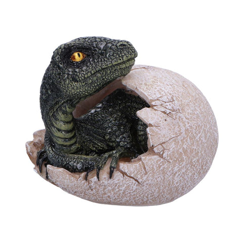 Raptors Dawn Dinosaur Hatchling Egg Figurine