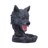 Dark Wolf Head Backflow Incense Burner