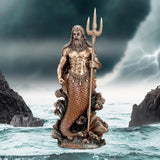 Poseidon God of the Sea Medium Bronze Figurine